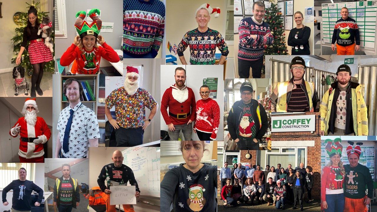 Christmas Jumper Day! J Coffey Construction Ltd